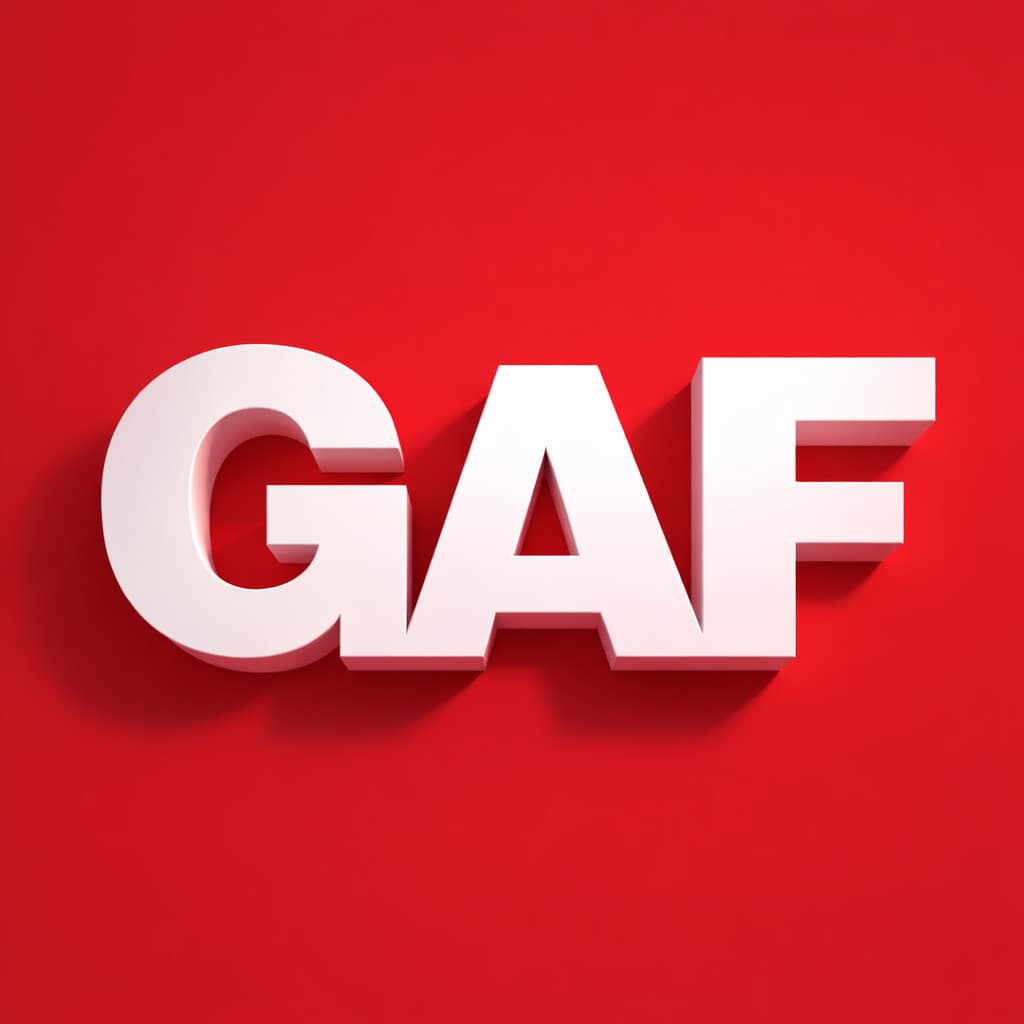 GAF certification badge